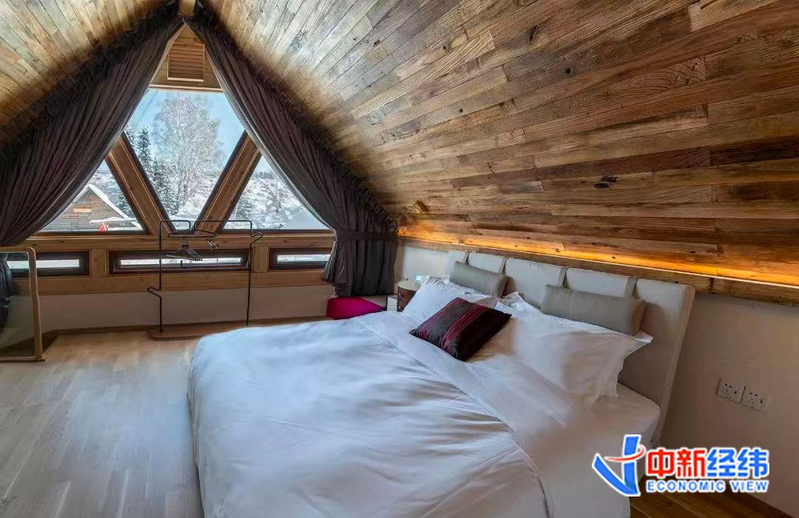 禾木某民宿外观。（取材自中新经纬）