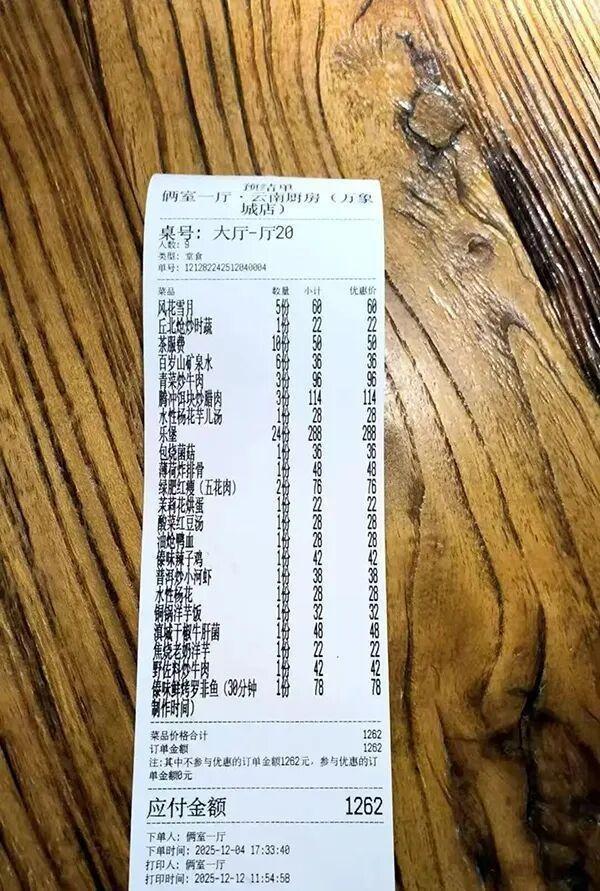 10人聚餐监控画面。(取材自澎湃新闻)