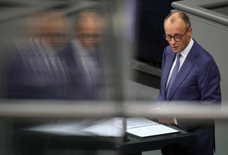 梅尔茨:德国不是「大国博弈的棋子」 德国总理梅尔茨。(欧新社)