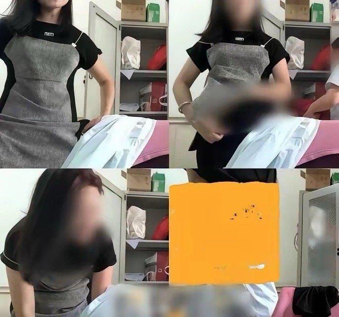 网传涉偷拍画面。（视频截屏）