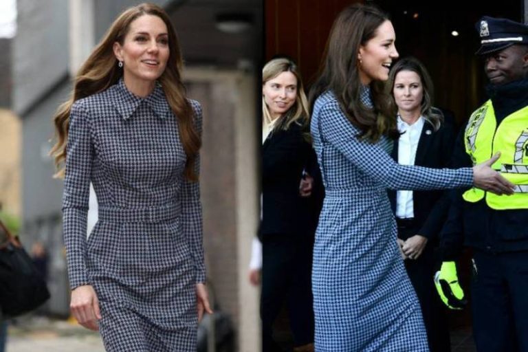 凯特王妃身形明显暴瘦，同一套衣服（左图为近日照）现在看起来很空。(路透)