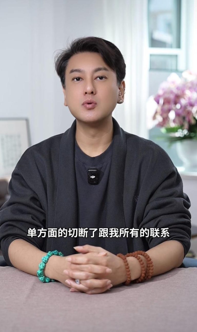 朱孝天亲自拍摄影片呛爆相信音乐。（取材自小红书）