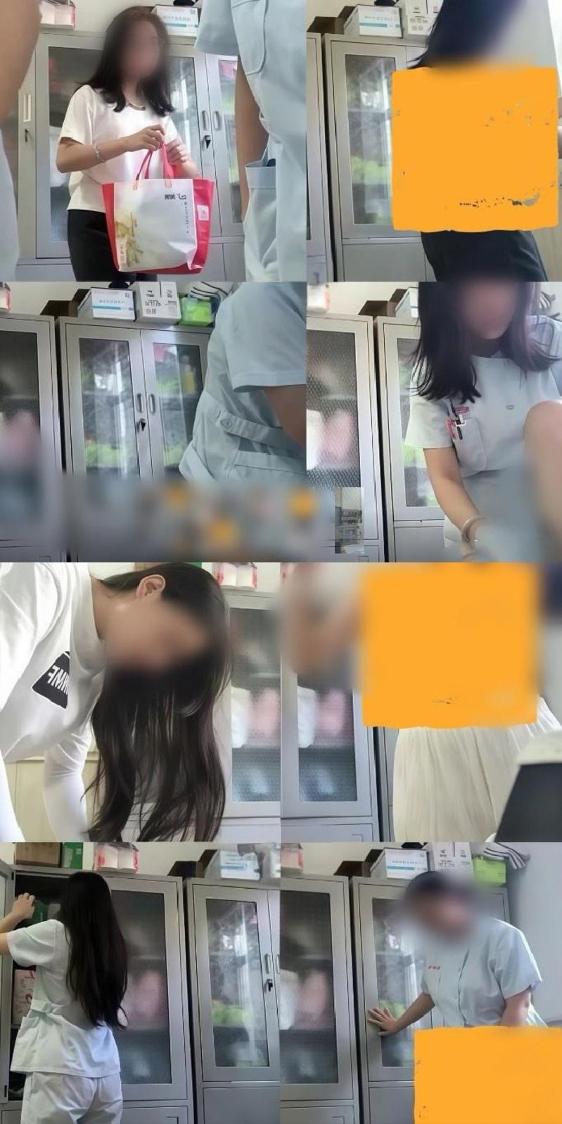 网传涉偷拍画面。（视频截屏）