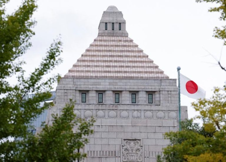 日本国会大楼。（路透）
