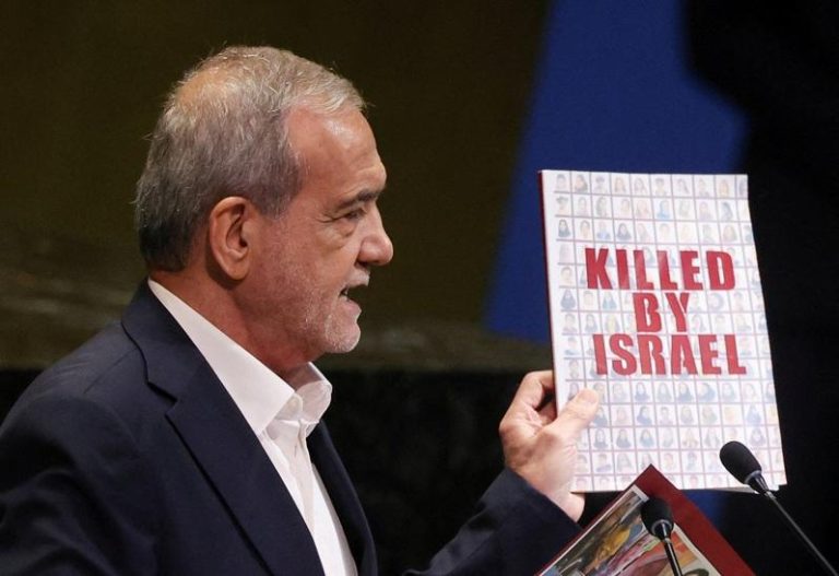 伊朗总统裴泽斯基安。（路透）