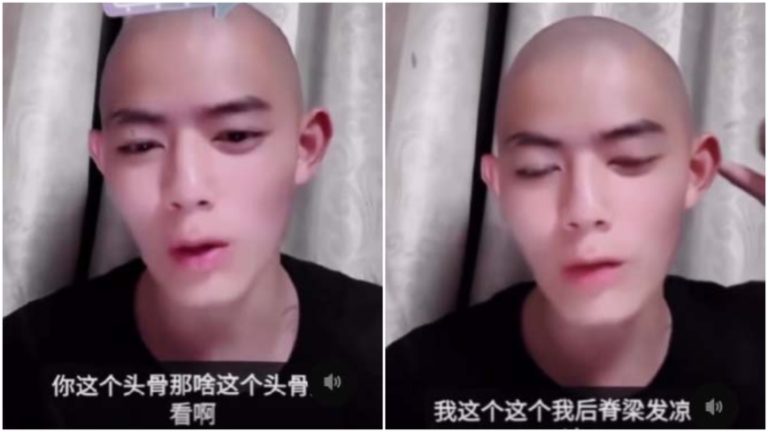 秋风生前直播:被人夸“头骨好看” 感觉后背发凉