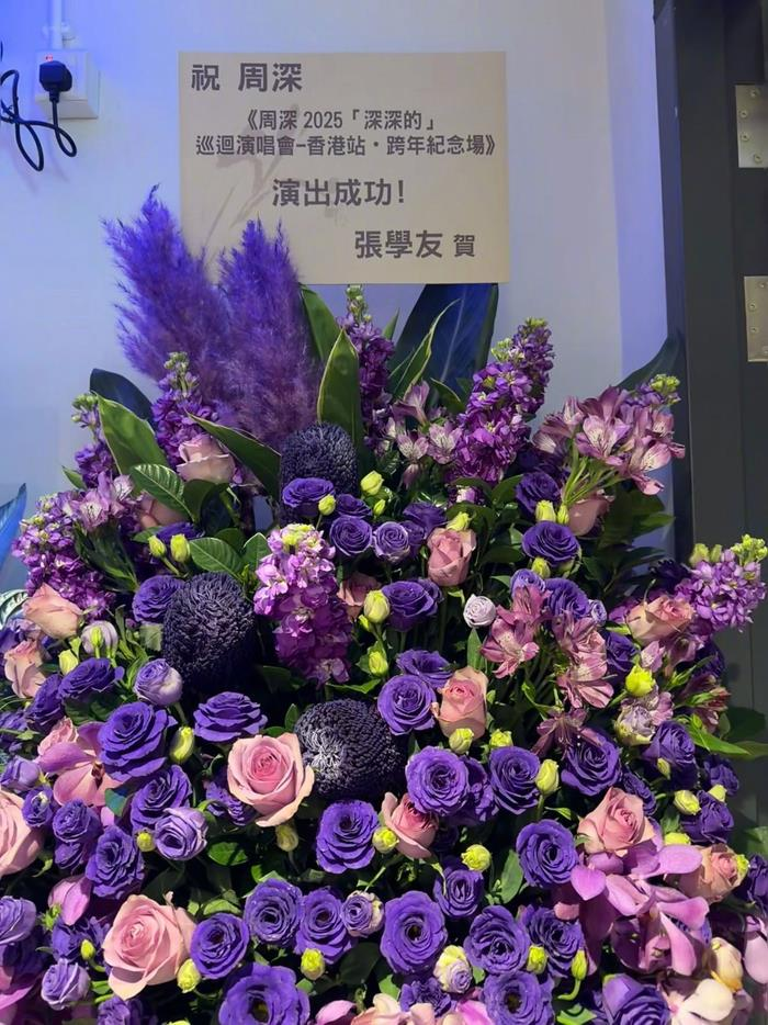 周深跨年夜在香港开演唱会。(取材自微博「Dear929丨周深 )