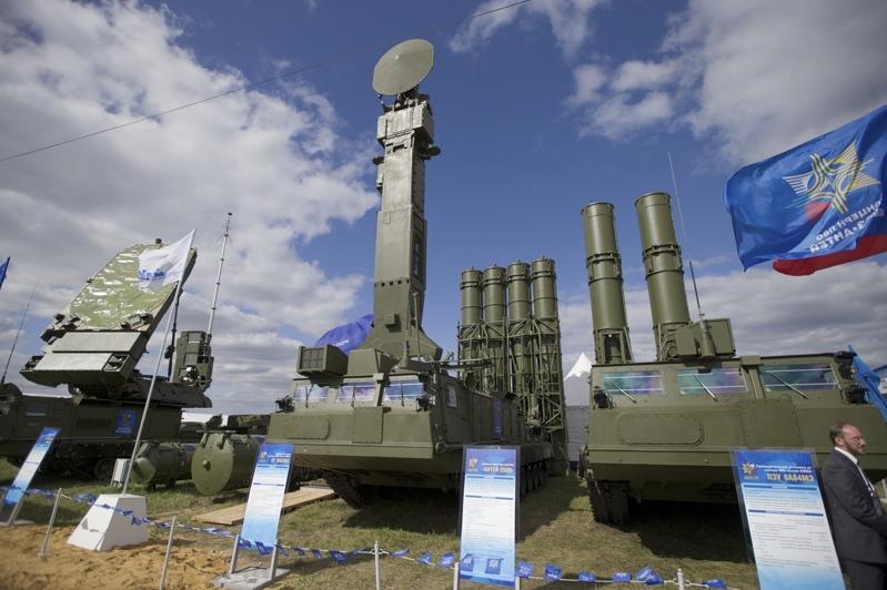 俄国「铠甲」(Pantsir)防空系统。路透