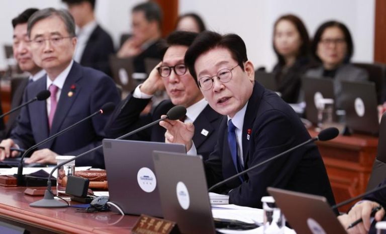 南韩总统李在明1月4日至7日将对中国进行国是访问。(欧新社)