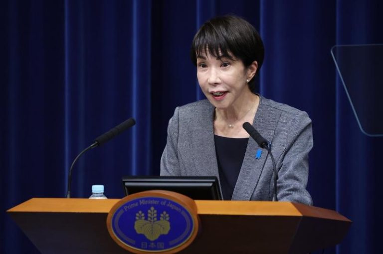美国攻击委内瑞拉 高市早苗表明日本政府立场 日本首相高市早苗。(美联社)