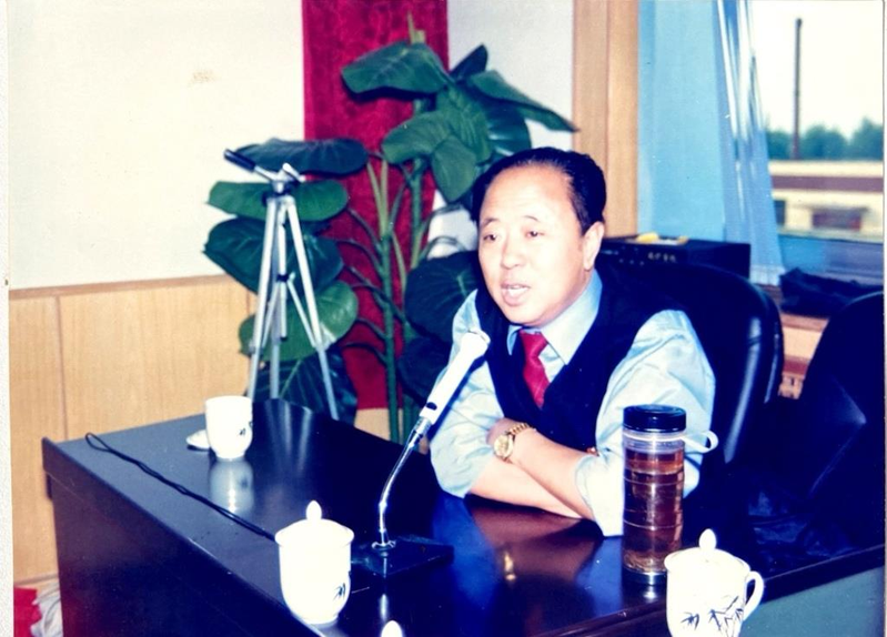 2000年前后的张宝财。（取材自澎湃新闻）
