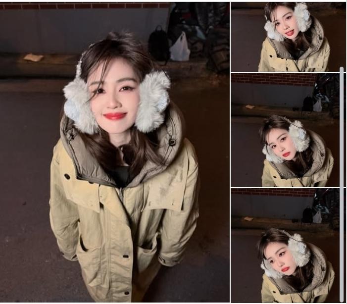 白鹿四连拍。（取材自脸书）