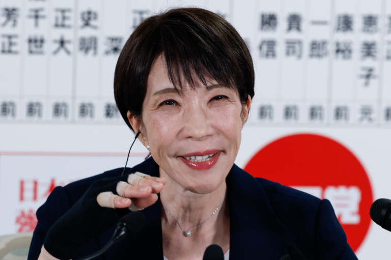 日本首相高市早苗。（欧新社）