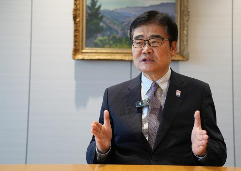 中国日本商会会长本间哲朗。（新华社数据照）