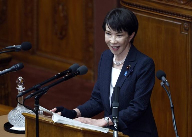 日相高市批中国以武力改变现状 盼建稳定日中关系 日本首相高市早苗。欧新社