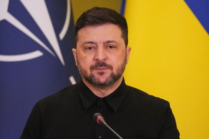 乌克兰总统泽伦斯基(Volodymyr Zelenskyy)。美联社