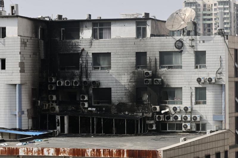 北京长峰医院2023年4月18日发生严重火灾,导致29人死亡。(中新社数据照片)
