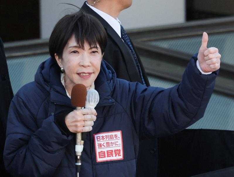 日本首相兼自民党总裁高市早苗。(路透)