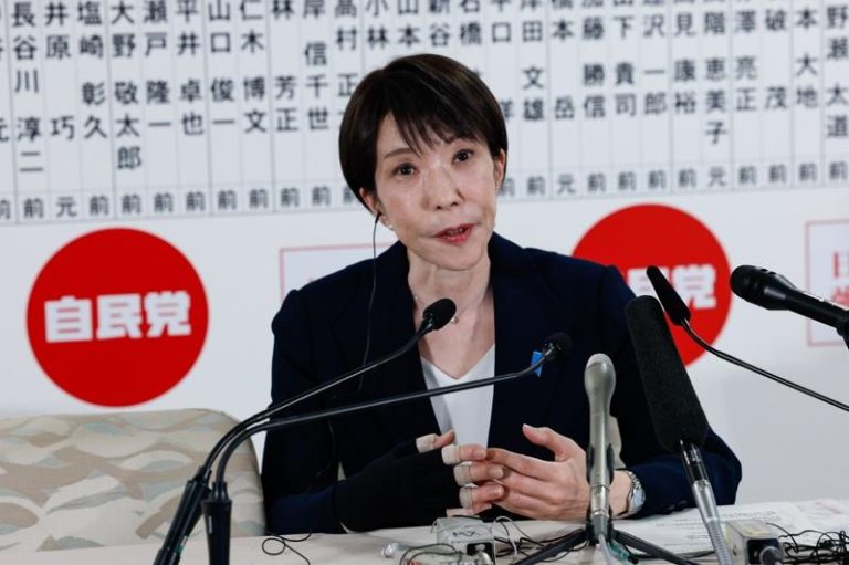 强化国际地位 纽时解读:高市大胜替实施强硬政见扫除阻碍 日相高市。(欧新社)