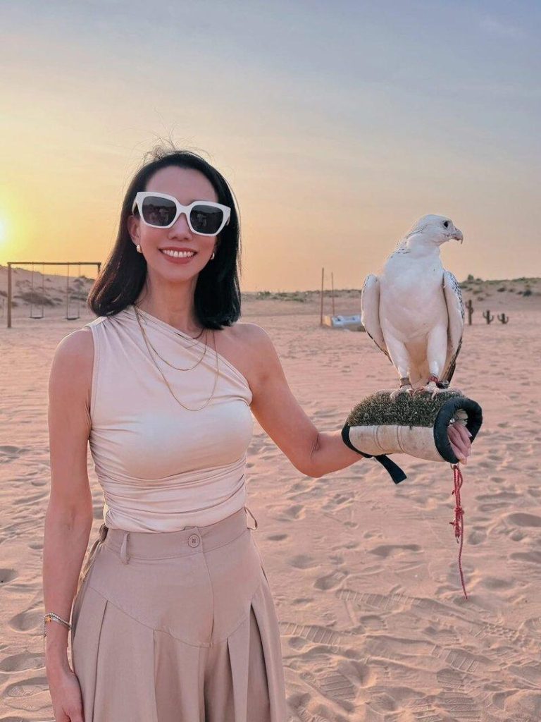 吴辰君在杜拜:战争好可怕 人生首次听到飞弹巨响 吴辰君还原听到飞弹巨响的恐惧。(取材自脸书)