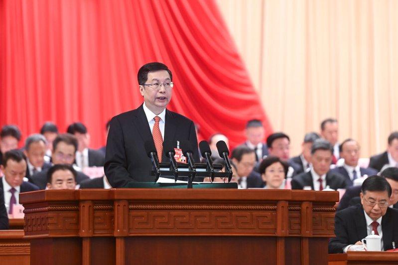 1月28日，重庆市第六届人民代表大会第四次会议在重庆市人民大礼堂开幕。图为重庆市...