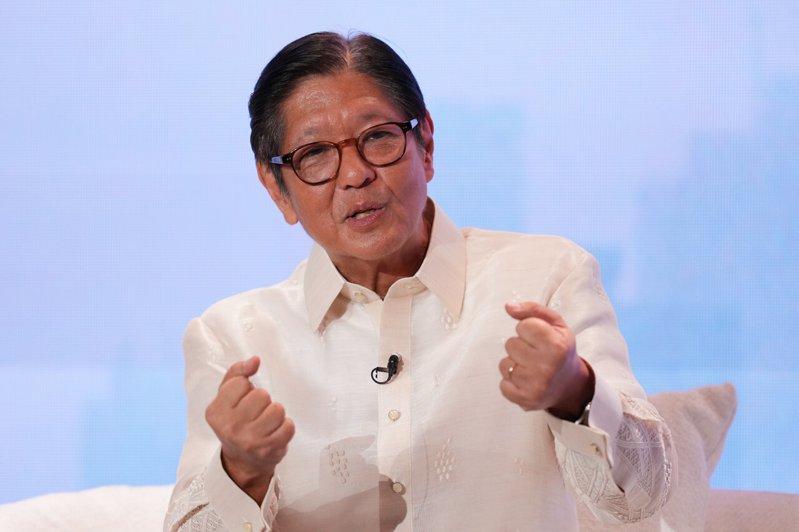 菲律宾总统马可仕2月24日出席东协活动。(美联社)