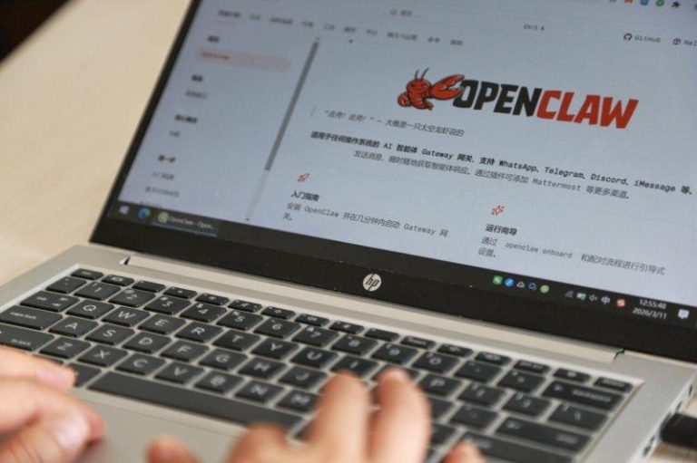 中国多家科技巨头布局 工信部:「养龙虾」须「六要六不要」 开源AI智能体「龙虾」持续走热,引发广泛讨论。图为11日在云南省蒙自市,用户在开源AI智能体「龙虾」电脑网页版浏览。(新华社)