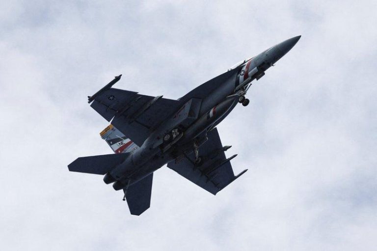 F-18战机档案照。（路透）