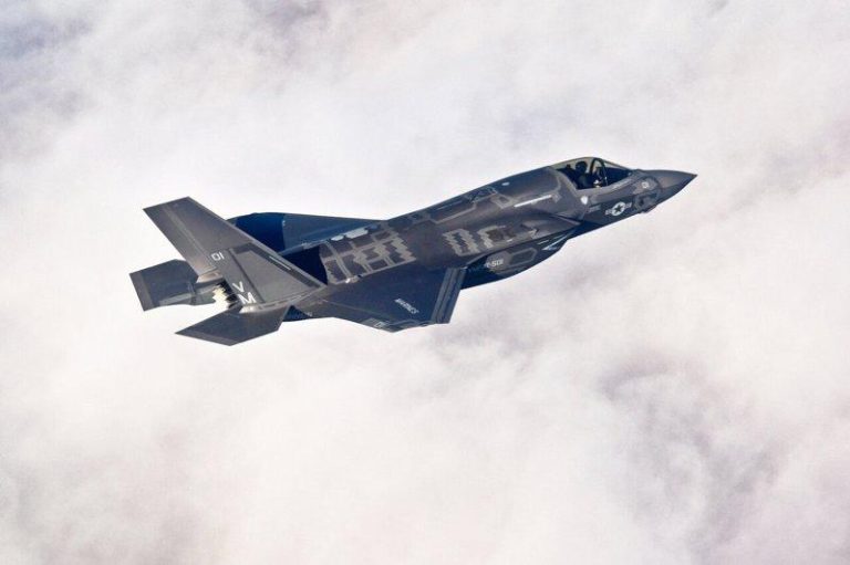 美挪用军购资金 瑞士强烈不满 F-35战斗机示意图。(路透)