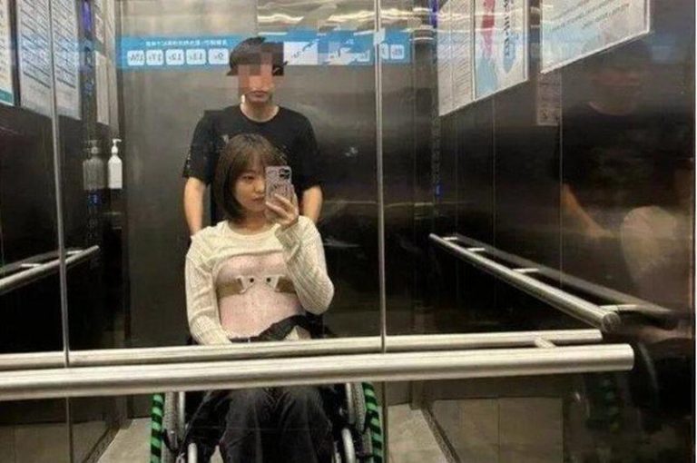 甘肃情侣驾车出游车祸 女高位截瘫 男允结婚却搞失联? 白女与张男两人最后的合影。(取材自大象新闻)