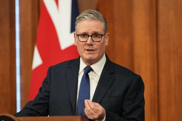 英相施凯尔:不支持美国封锁荷莫兹海峡 英国首相施凯尔。 (路透)