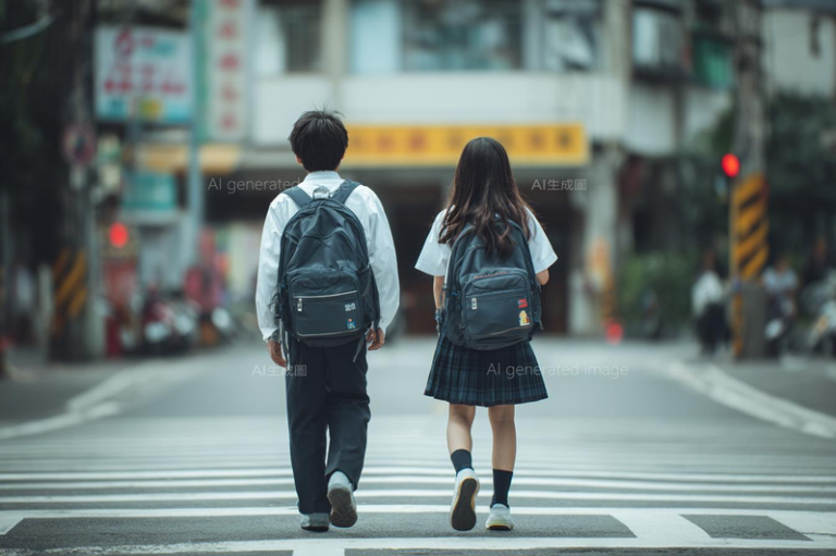 学生书包示意图，非新闻当事人事物。（图／AI生成）