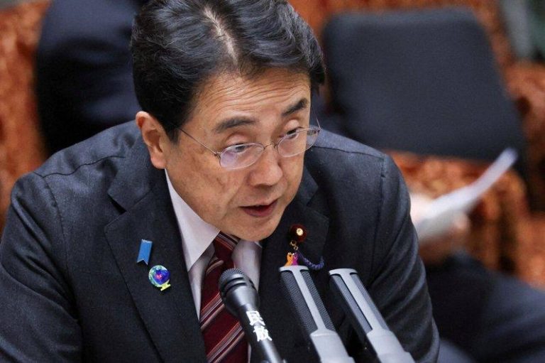「台湾有事」风波后首阁员访中 日本拟派经产大臣5月出席APEC 日本经济产业大臣赤泽亮正。(路透)