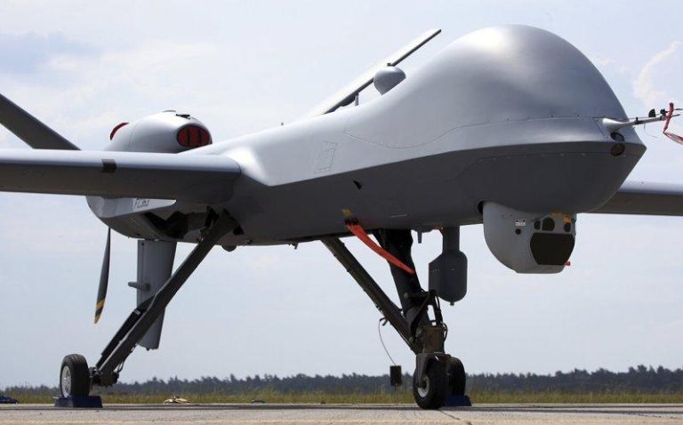 MQ-9无人机档案照。(美联社)
