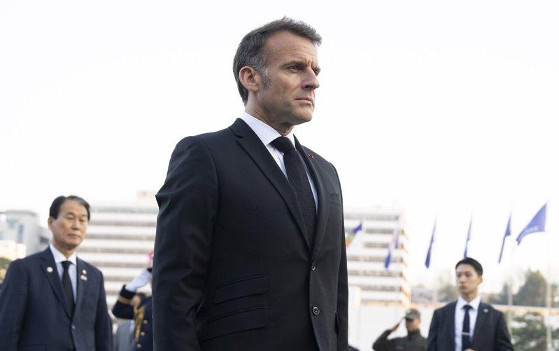 法国总统马克宏(Emmanuel Macron)。(欧新社)