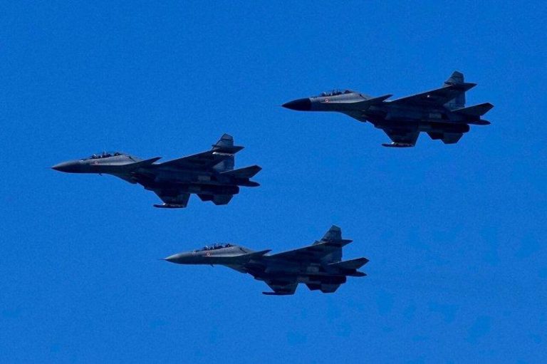 苏-30（Su-30）战机，非事发飞机。美联社