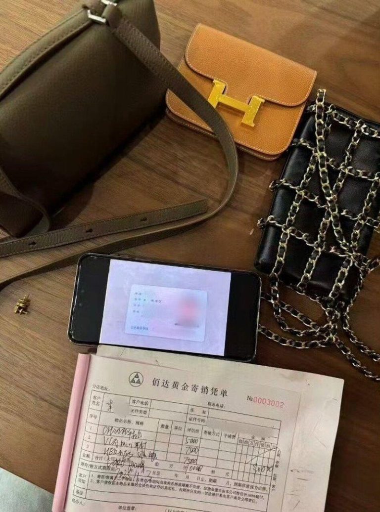 李某窃走雇主28件奢侈品。（取材自微博）