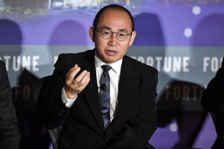 港评:中国建商大都焦头烂额 潘石屹却王者归来 SOHO中国联合创始人潘石屹,2017年数据照片。(中新社)