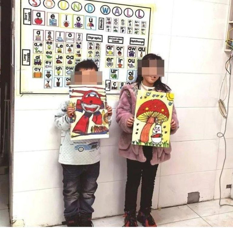 母逝父失联 长春小姊弟被遗留托管班2年 网友很揪心 10岁的姊姊甜甜和8岁的弟弟鑫鑫。(取材自鲁中晨报)