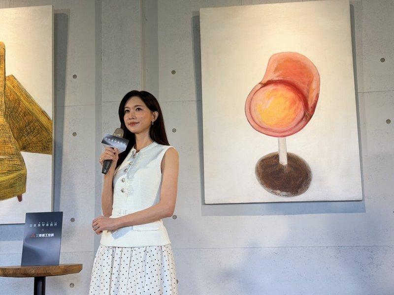 三菱重工空调代言人林志玲,分享「空气就像是一种看不见的陪伴。」记者黄筱晴/摄影