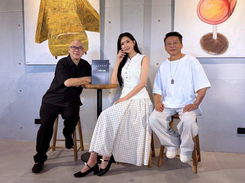 导演蔡明亮(左起)、林志玲、李康生同台,分享生活空气美学。记者黄筱晴/摄影