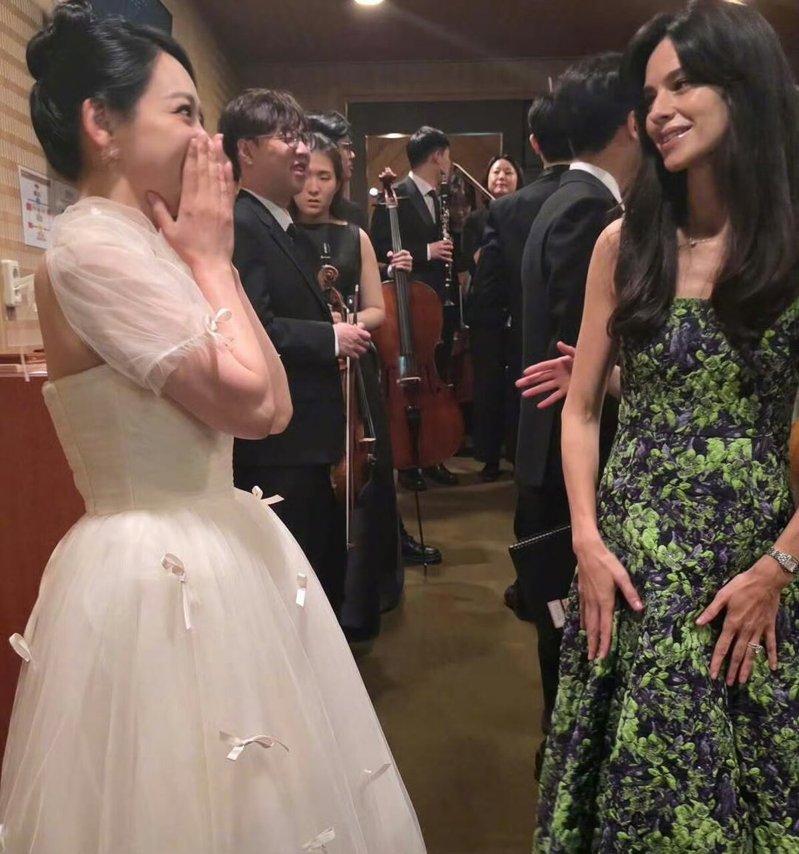 金素贤看到凯蒂超惊讶。图/摘自IG