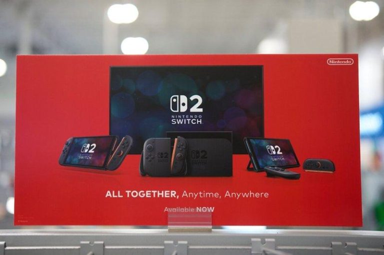任天堂全年财测欠佳…9月1日起调涨Switch 2售价 成本上涨冲击利润 任天堂 Switch 2 游戏主机。 (美联社)