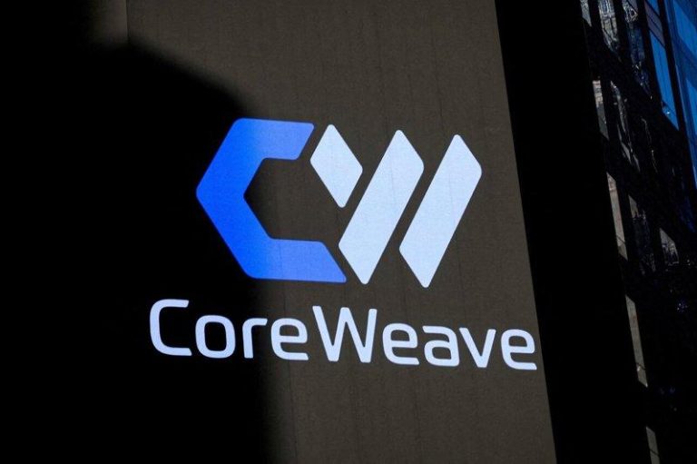 「NVIDIA亲儿子」CoreWeave财测差 股价重摔11.40% CoreWeave本季营收预测不如市场预期。(路透)