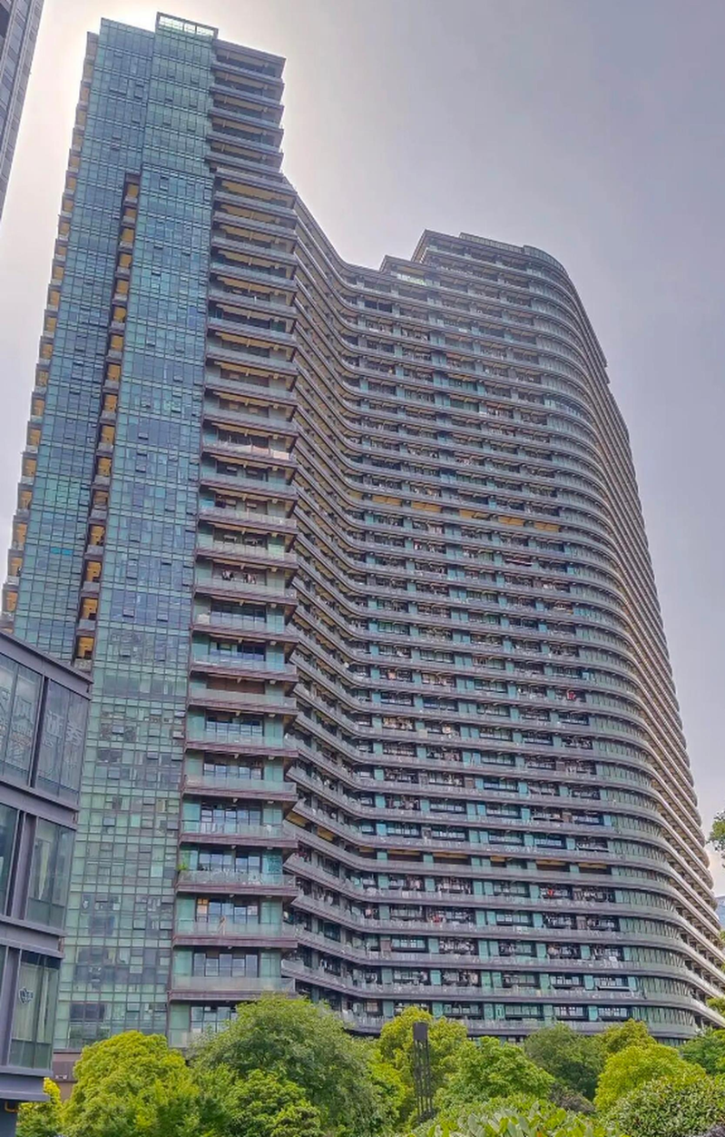 丽晶国际中心公寓外景。(取材自红星新闻)