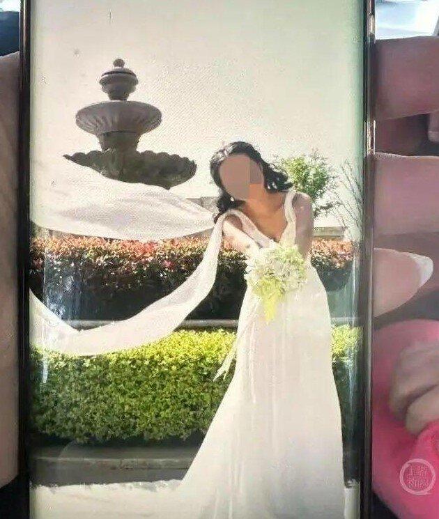 苗苗的婚纱照。(取材自大象新闻)