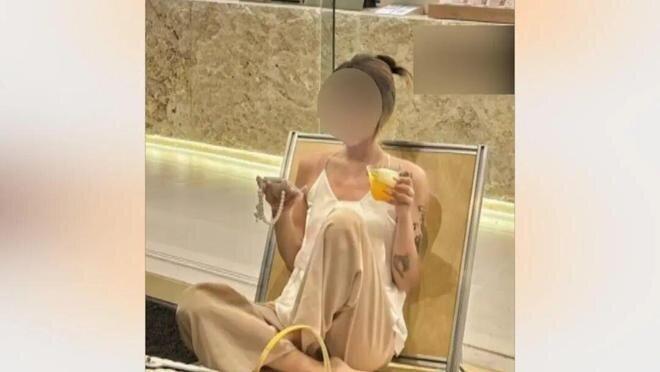 小郭女友的社群媒体帐号截屏。(视频截屏)