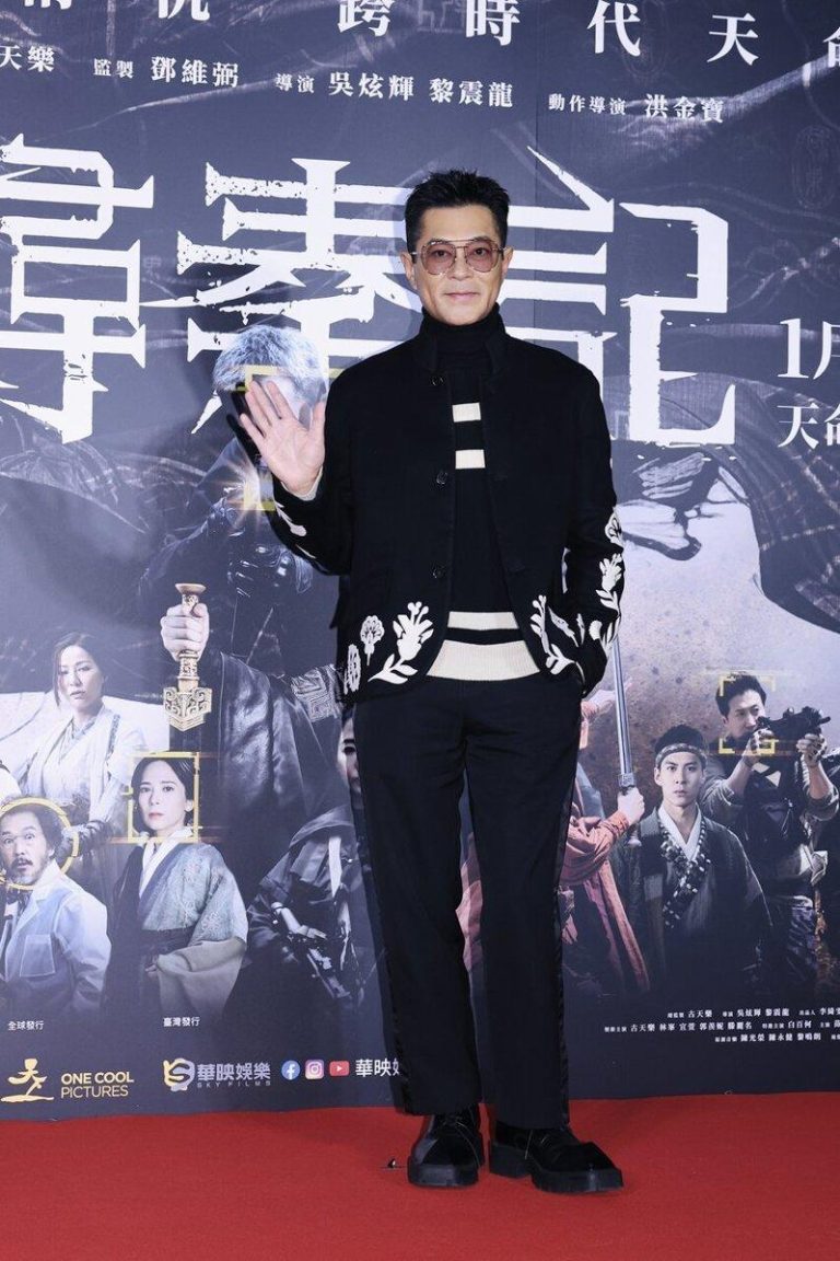 古天乐20岁出狱「连头都不敢擡」只能拍烂片 向太赞一手烂牌打成好牌 向太大赞古天乐「真的很伟大」。(记者王聪贤/摄影)