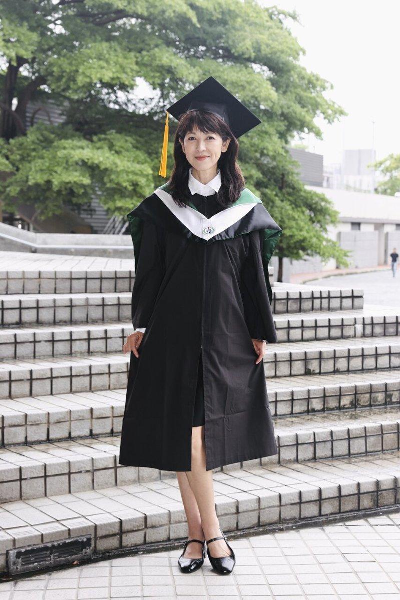 陈明真是演艺圈首位长照硕士。记者王聪贤／摄影
