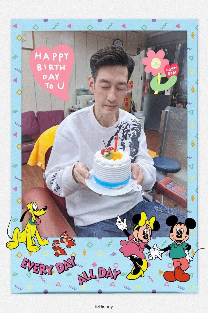 唐治平今天过48岁生日,想到亡母心情不好。图/陈小姐提供